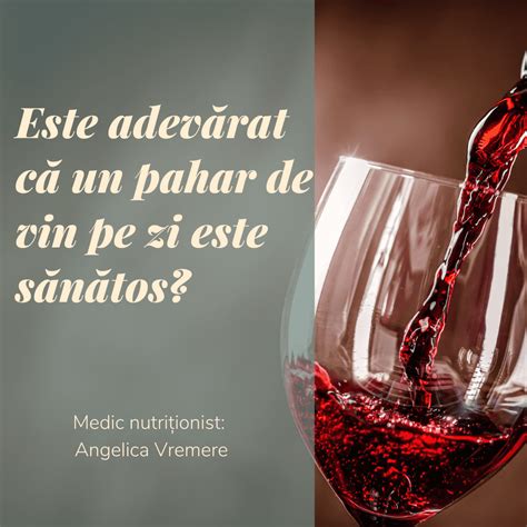 Este adevărat că un pahar de vin pe zi este sănătos e medicina md