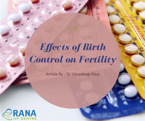 Effects Of Birth Control On Fertility