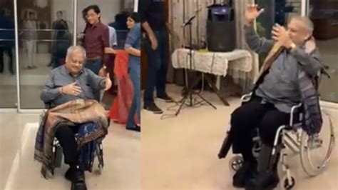 Video Of Jhunjhunwala Dancing To Kajra Re In Wheelchair Goes Viral