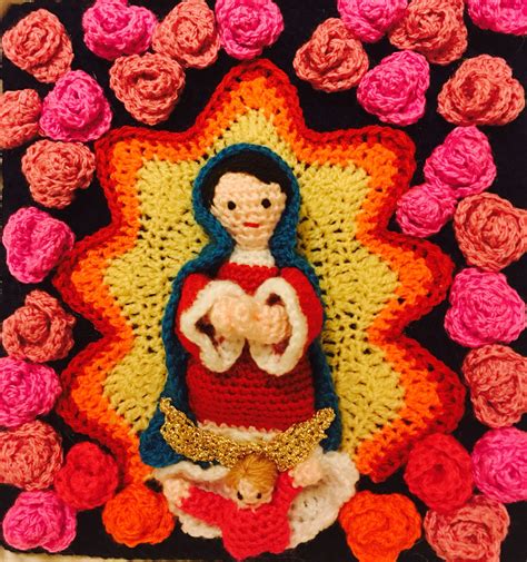 Virgen De Guadalupe Crochet Manualidades Patrones Para Tejer Virgen