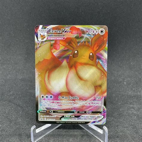 Mavin Eevee Vmax Swsh Full Art Black Star Promo Pokemon Card