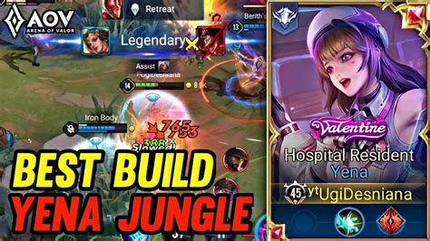 AoV YENA JUNGLE BEST BUILD ARENA OF VALOR YouTube