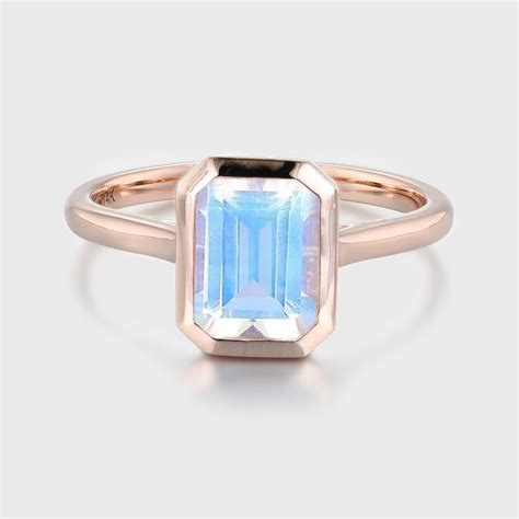 Moonstone Engagement Rings - Oveela Fine Jewelry