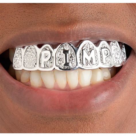 Platinum Pimp Grillz | Party City Canada