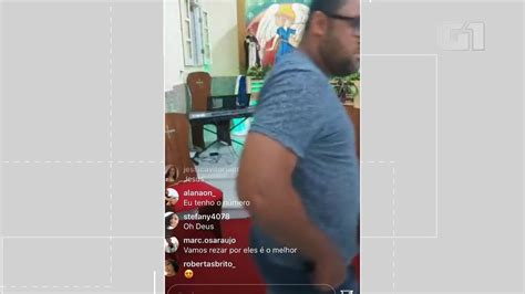 V Deo Homem Invade Igreja E Quebra Imagem Religiosa Em S O Domingos