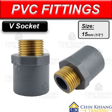 Vip Pvc Brass Thread Fittings Pt Socket Pt Elbow Pt Tee V Socket