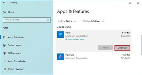 Hur man avinstallerar Microsoft Paint appen på Windows 10 onioni fi