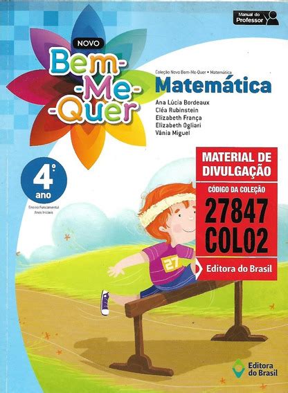 Livro Matematica Novo Bem Me Quer Ano Manual Professor Mercadolivre