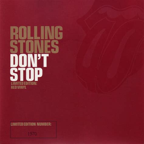 Rolling Stones Don T Stop Releases Discogs