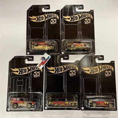 Complete Car Set Hot Wheels Pearl Chrome Th Anniversary Yo Picclick Uk
