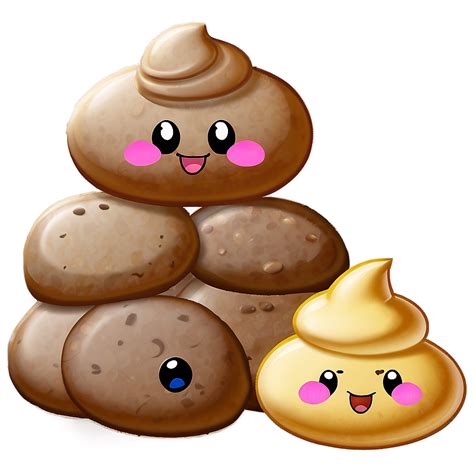 Cute Poop Emoji Png Uhn Png Image