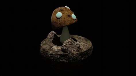 Mushroom Island 3D Model - TurboSquid 1929328