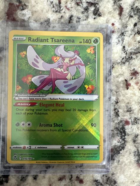 Radiant Tsareena Reverse Holo Ungraded Pokemon Silver Tempest