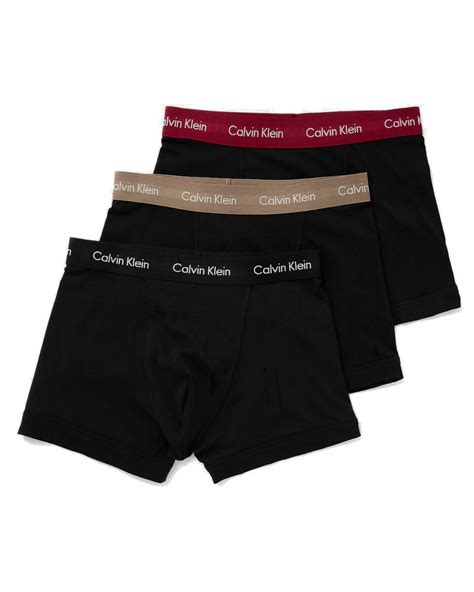 Calvin Klein Underwear Trunk 3 Pack Multi Mens Boxers And Briefs Calvin Klein Underwear