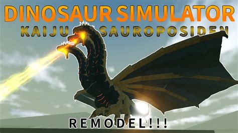 Dinosaur Simulator Kaiju Sauroposiden Remodel Youtube