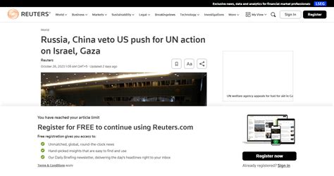 Russia China Veto US Push For UN Action On Israel Gaza QueensNews51