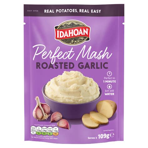 Idahoan Perfect Mash Roasted Garlic 109g We Get Any Stock