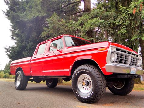 1974 Ford F 250 4x4 Crew Cab Highboy Excellent Condition Fully Restored
