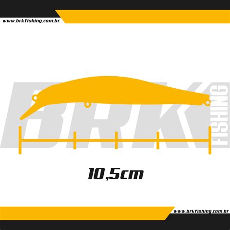 Isca Artificial Moriah Ariranha 105 10 5cm 17g