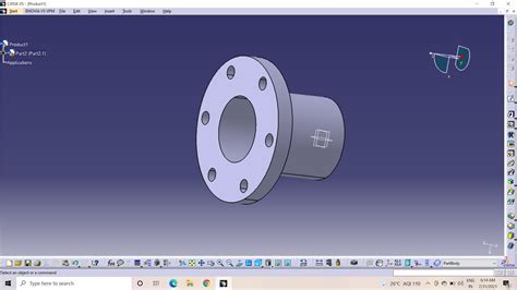 How To Make Flange In Flange Coupling Assembly Youtube