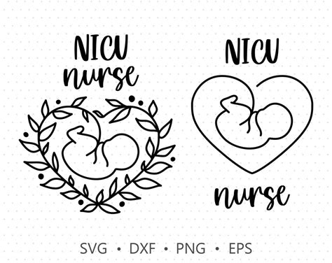 Nicu Nurse Svg Medical Svg Files For Cricut Nursing Svg Etsy