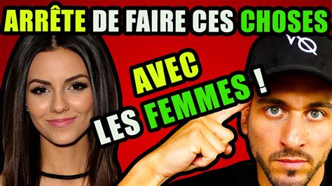 4 COMPORTEMENTS QUI REPOUSSENT LES FEMMES YouTube