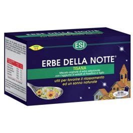 Esi Erbe Della Notte Tisana Per Dormire Tranquilli 20 Filtri