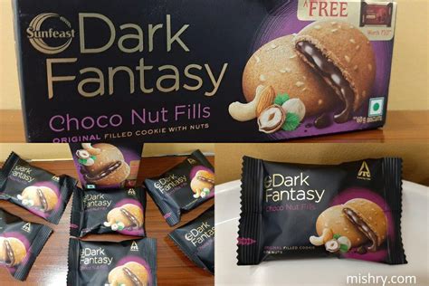 Sunfeast Dark Fantasy Choco Nut Fills Cookies Review Mishry