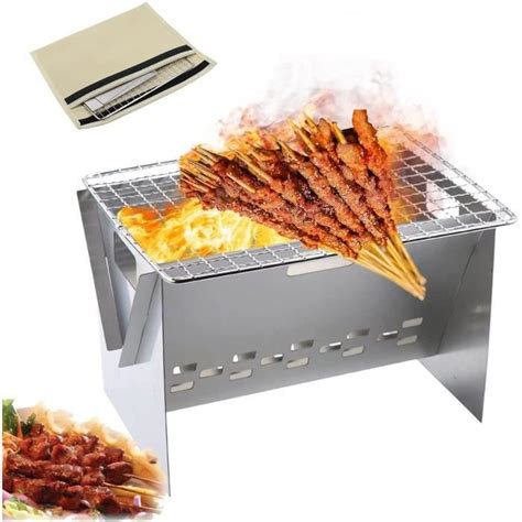 Barbecue Charbon Pliant Portable Petit Bbq Grill Charbon De Bois