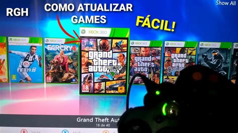 Como Atualizar Os Jogos Do Xbox Rgh F Cil E R Pido Youtube