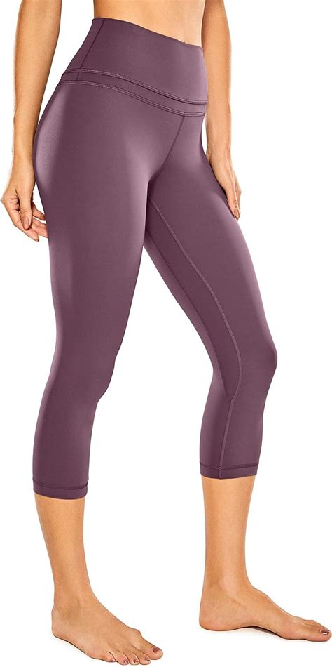 Reetoyo Womens High Waisted Yoga Capris 21 Workout Running Cropped