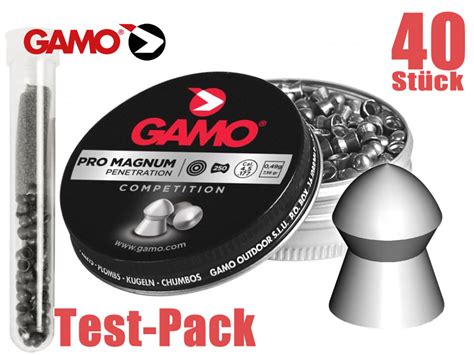 Testpack St Ck Gamo Rundkopf Diabolos Pro Magnum Glatt Kal Mm