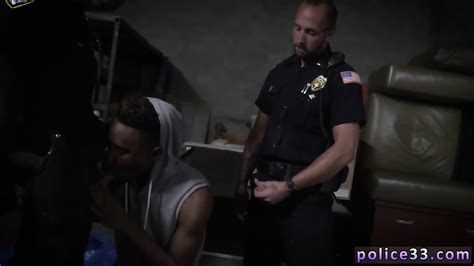 Men Muscle Police Naked Gay Breaking And Entering Leads To A Hard
