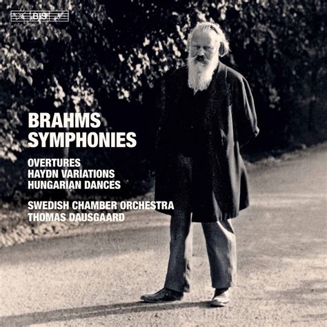 Brahms Orchestral Works Album By Swedish Chamber Orchestra Thomas