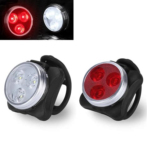 Bike Light Set Usb Rechargeable Waterproof Bicycle Front Back Taillight