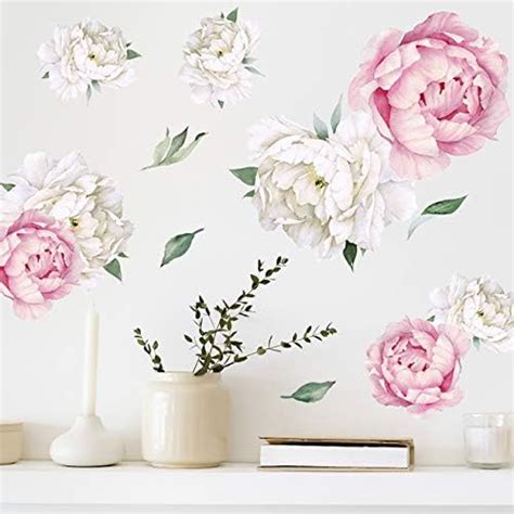 Amazon Decalmile Spring Large Pink Flower Wall Decals Hanging Vine