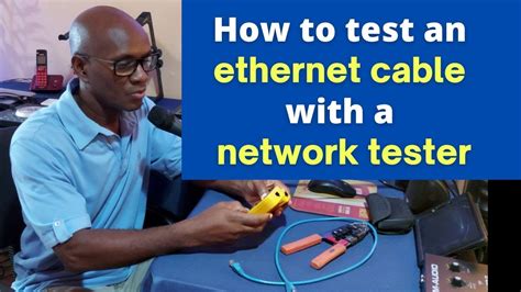 How To Test Ethernet Cables Using A Network Cable Tester Roger Ethernet Computernetwork Youtube