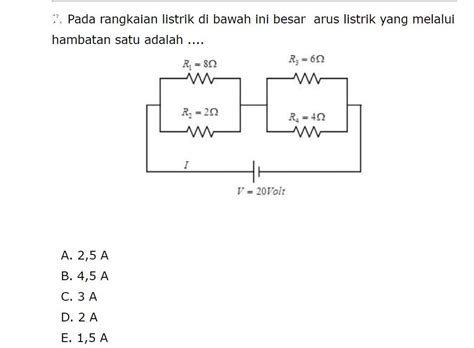 Contoh Soal Rangkaian Arus Searah Koleksi Gambar