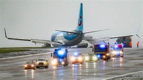 Holidaymakers Gasped As Jet Skidded Off Leeds Bradford Airport Runway