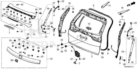 Honda Cr V Motor Assy Power Tailgate Body 74961 3a0 A51 Honda