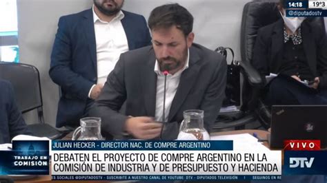 En Vivo Diputados Avanza En El Proyecto De Ley De Compre Argentino