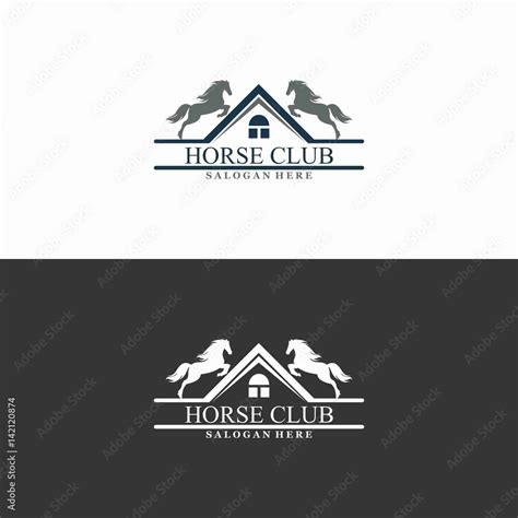 Horse Club Logo in Vector Stock Vector | Adobe Stock