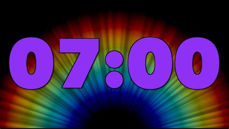 Calming Minutes An Animated Rainbow Timer Youtube