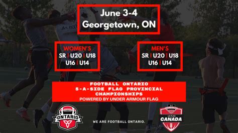 Football Ontario Announces 2023 5-a-side Flag Provincial Championships ...