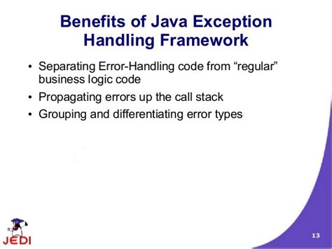 Java Exception Handling Ppt