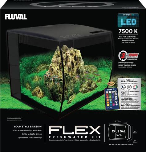 Fluval Flex Aquarium Kit Gallons Se Priser Nu