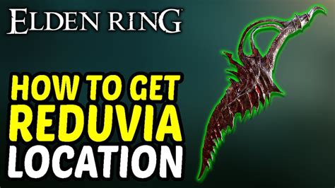 How To Get Reduvia Dagger Location Elden Ring Youtube