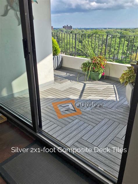 Silver Grey 2x1 Balcony Flooring Tiles In Mississauga Homify