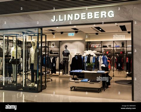 Hong Kong April 7 2019 J Lindeberg Store In Hong Kong Stock Photo