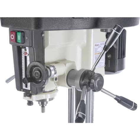 Drill Press With Cross Slide Table And Power Feed At Grizzly